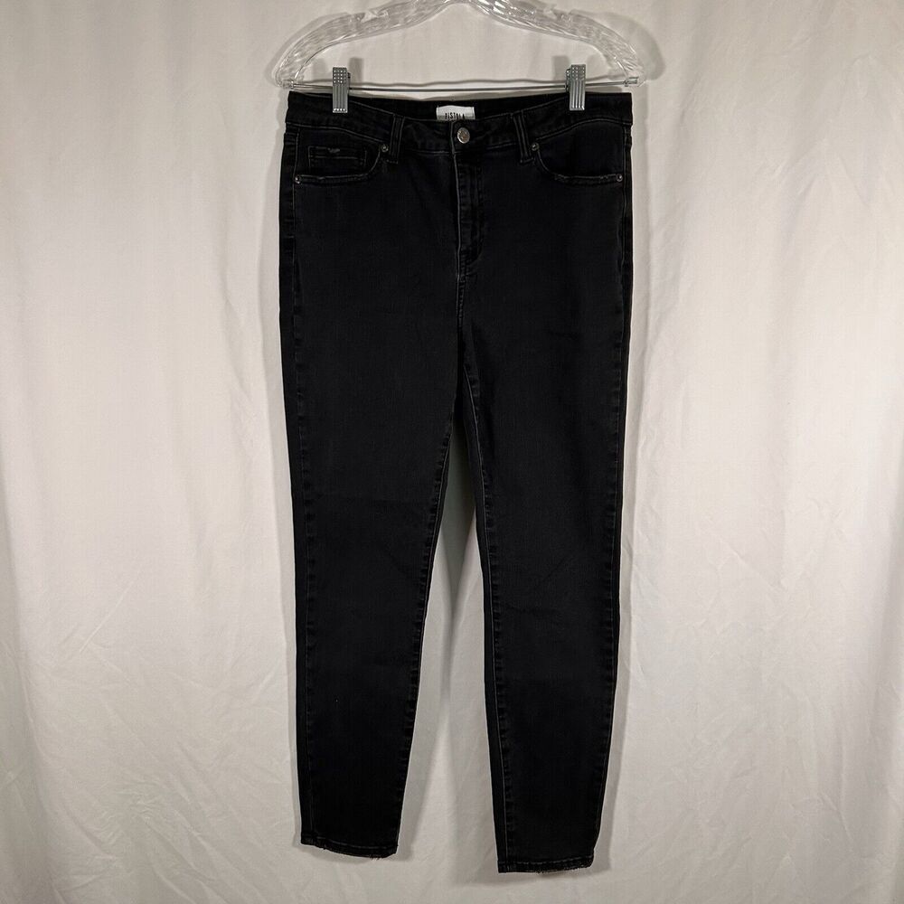 PISTOLA Jeans Women's 31 Solid Black High Rise Cotton Blend 27" Inseam